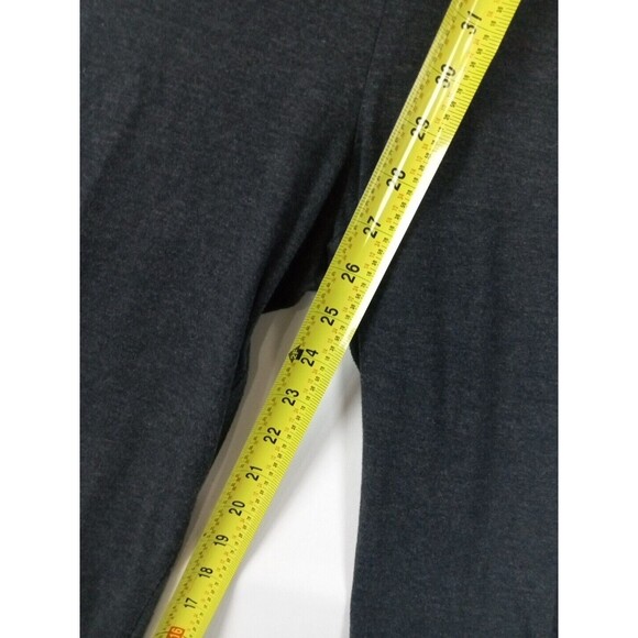 PINK Victoria's Secret Women Large Activewear Pants Dark Gray Leggings Yoga - Picture 7 of 9